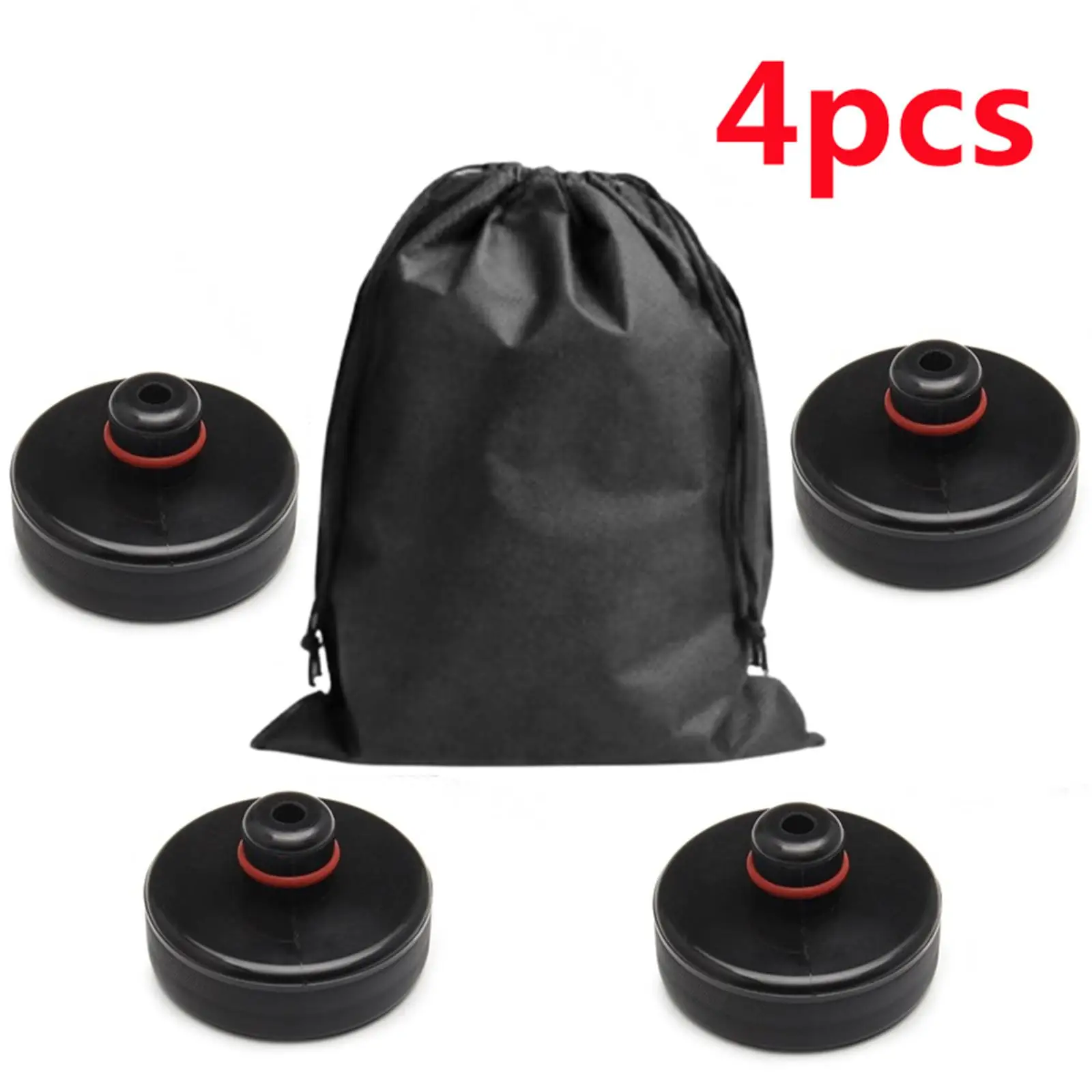 4Pcs Jack Rubber Pad Jacking Adapter with Storage Bag for Model 3 S x