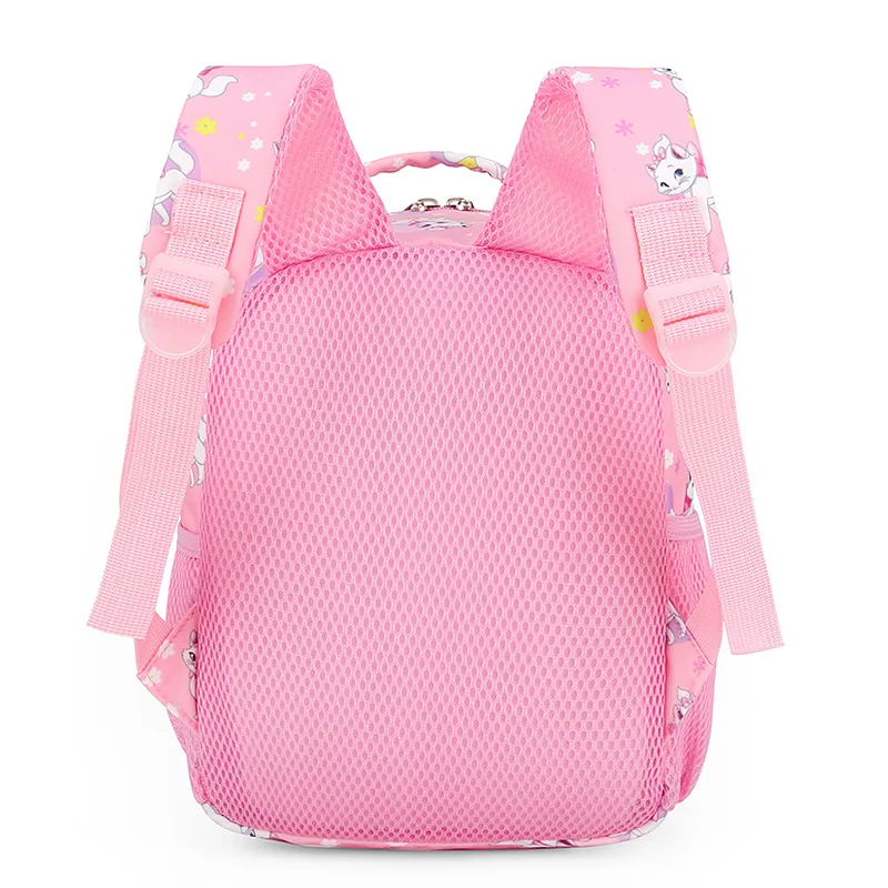 Kids Backpack Fashion Breathable Kindergarten Children Cartoon School Bags Pink Cute Cat Girls Travel Light Rucksack Boy Bookbag