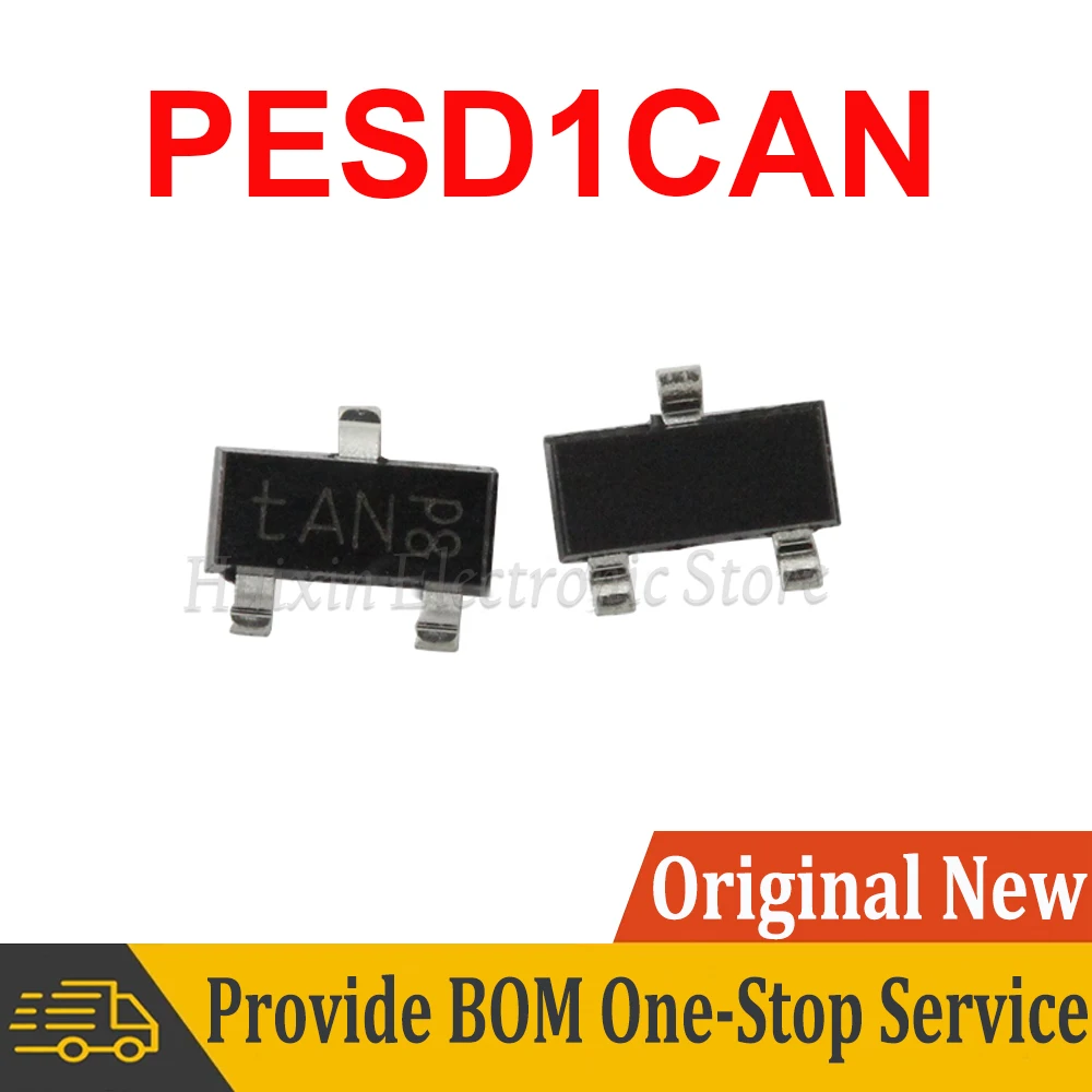 5pcs PESD1CAN SOT23 TAN SOT SMD ESD protection tube TVS New and Original IC Chipset