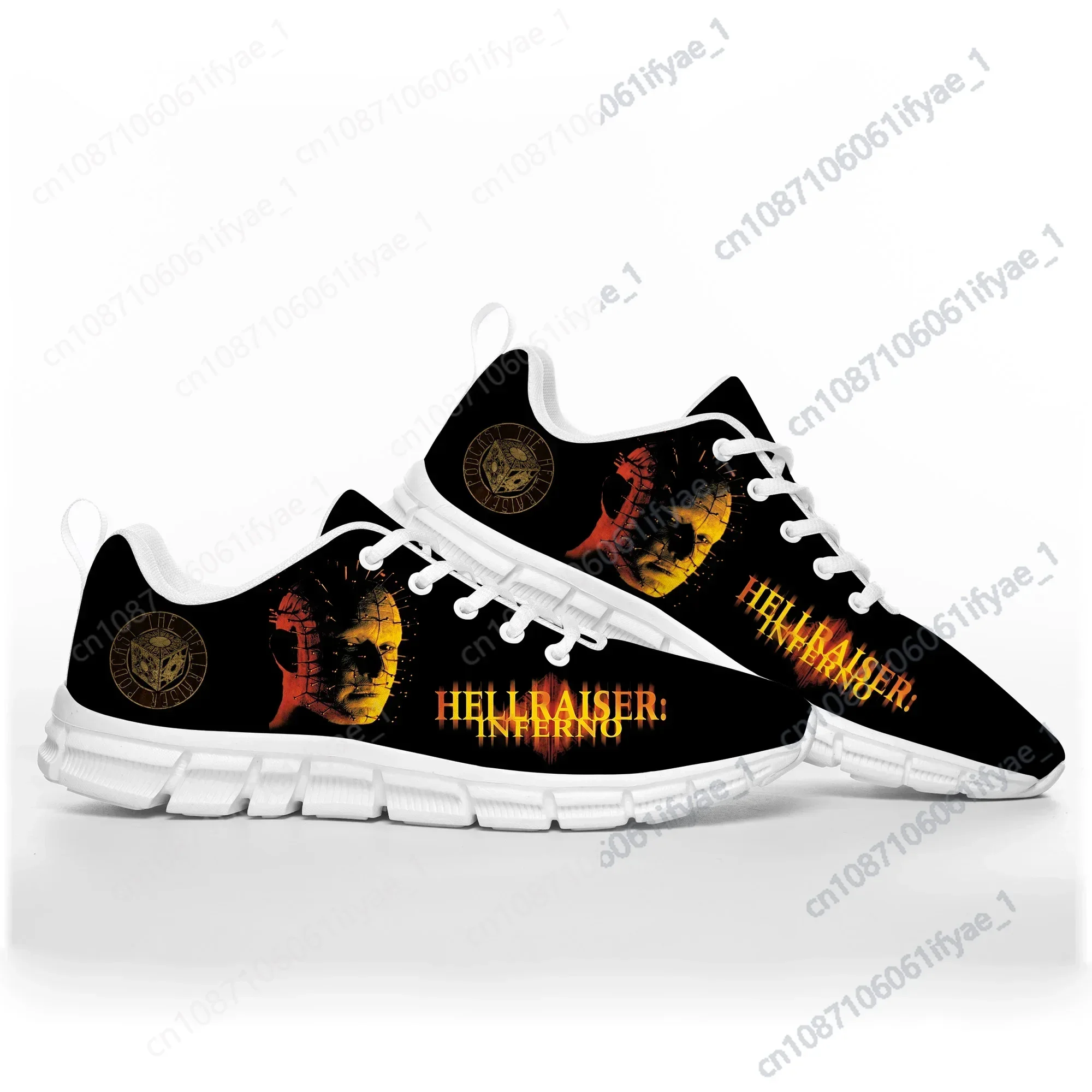 

Hellraiser Movie Pinhead Horror Halloween Sports Shoes Mens Womens Teenager Kids Children Sneakers Custom Quality Couple Shoes