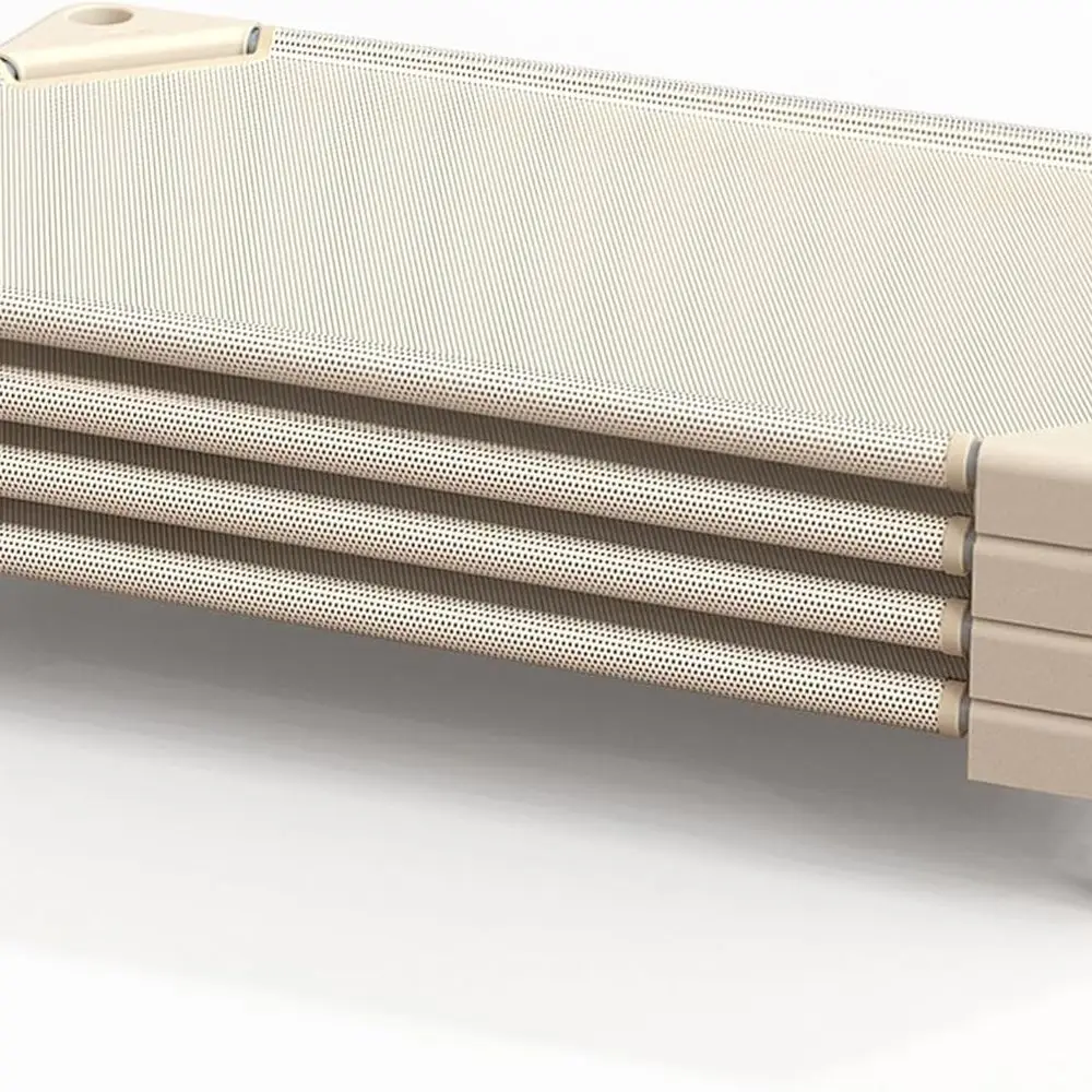 

Штабелируемые детские кроватки для дошкольников, комплект из 4 светло-бежевых детских кровати