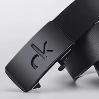 Retro Simple Men's Alloy Automatic Buckle Business Belt With Shorts Belt Accessories Fashion Men's Casual Belt 5