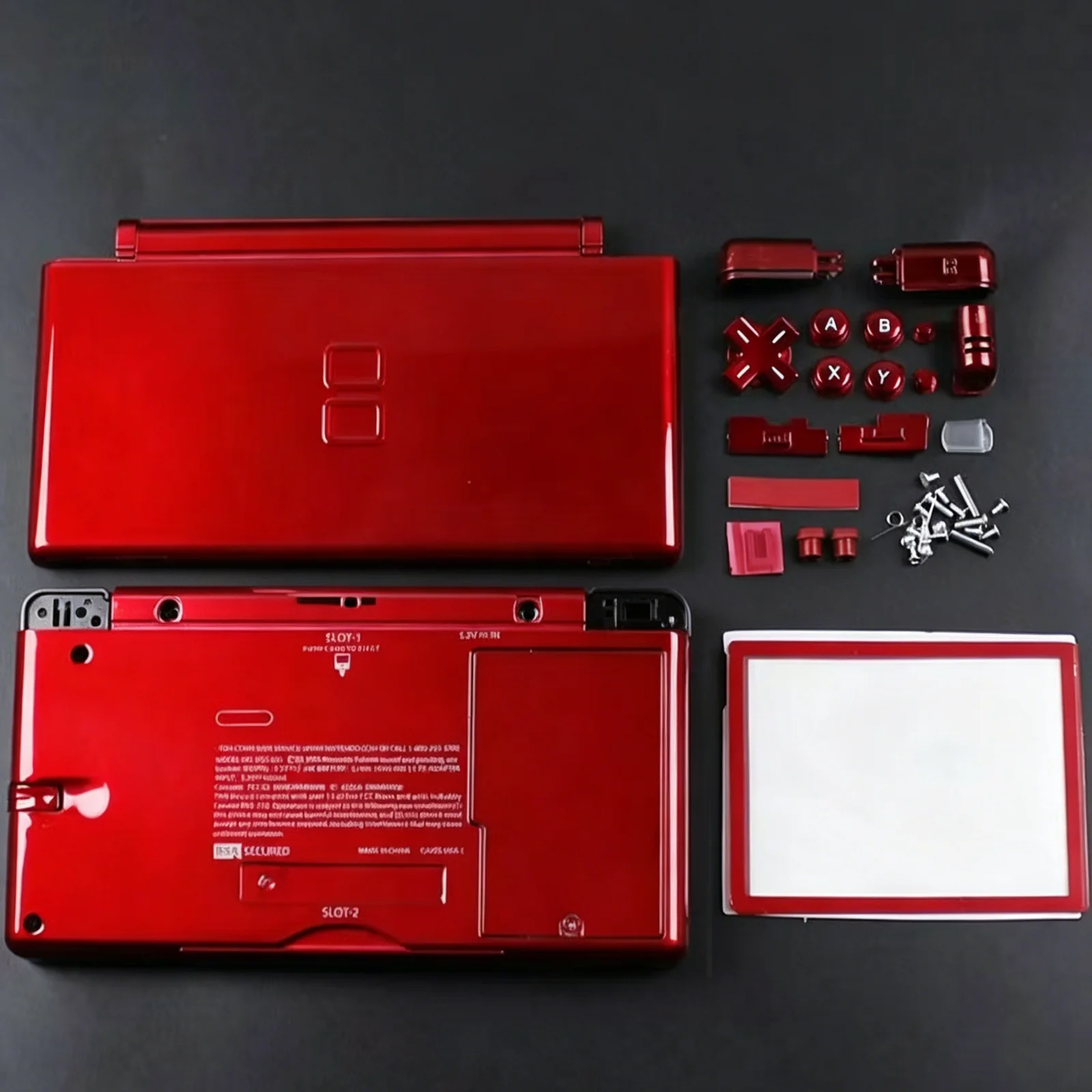 

Запасные части для NDS Lite: полный комплект корпуса для самостоятельной замены, чехол-накладка для ремонта NDSL
