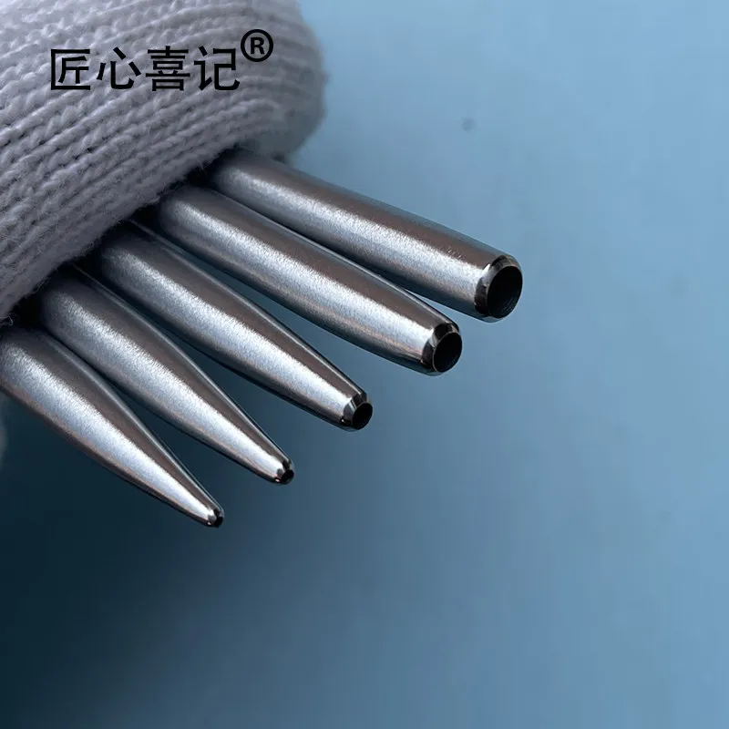 Afbeelding 5: Volledige set van 10 stuks gegraveerde beitel, gegraveerd zilver, gegraveerd recht handvat, hol massief, gereedschap 0,5 0,8 1 2 3 mm