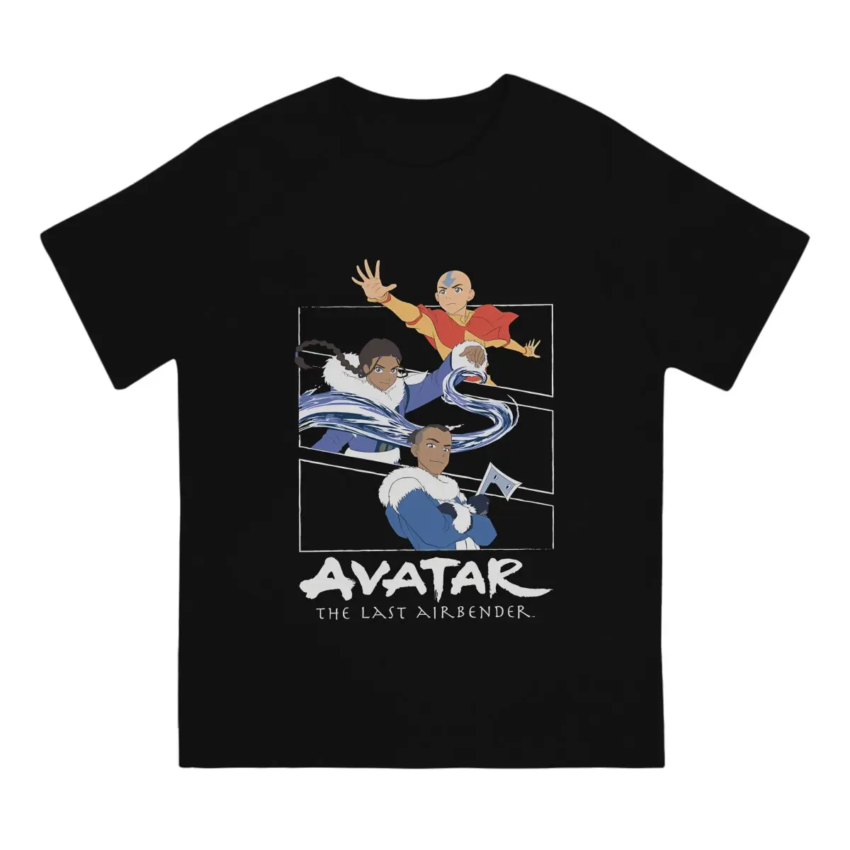 Group Panels Hip Hop TShirt Avatar The Last Airbender Leisure T Shirt Hot Sale T-shirt For Adult