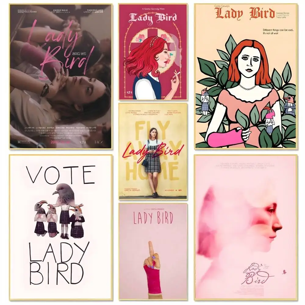 Подростковый фильм L-Lady птица фильм плакат наклейка самоклеящаяся HD настенная художественная живопись Декор офисный дом общежитие необычный подарок