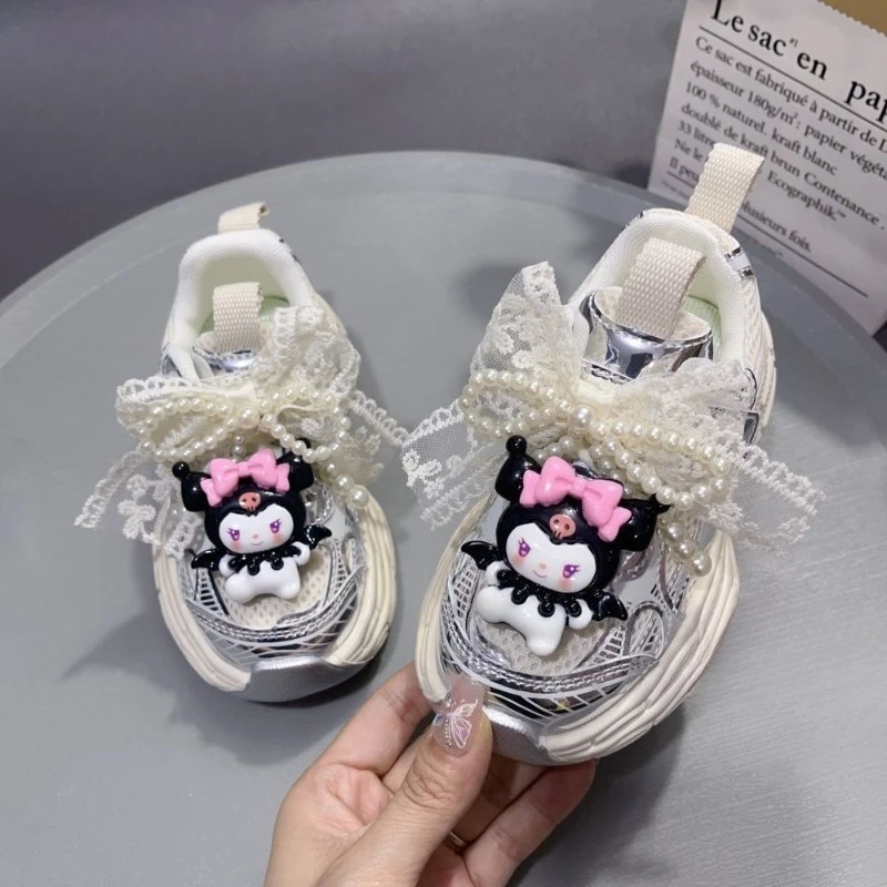 

Kawaii Kuromi My Melody Cinnamoroll Hello Kitty Sanrio Student Cute Cartoon Comfortable Flat Shoes Sneakers Gift for Kids