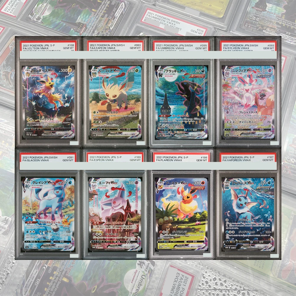 Eeveelution Premium Collection Promo Set DIY Proxy PTCG Graded Collection Card Umbreon Vaporeon Flareon Jolteon Vmax Child Gifts