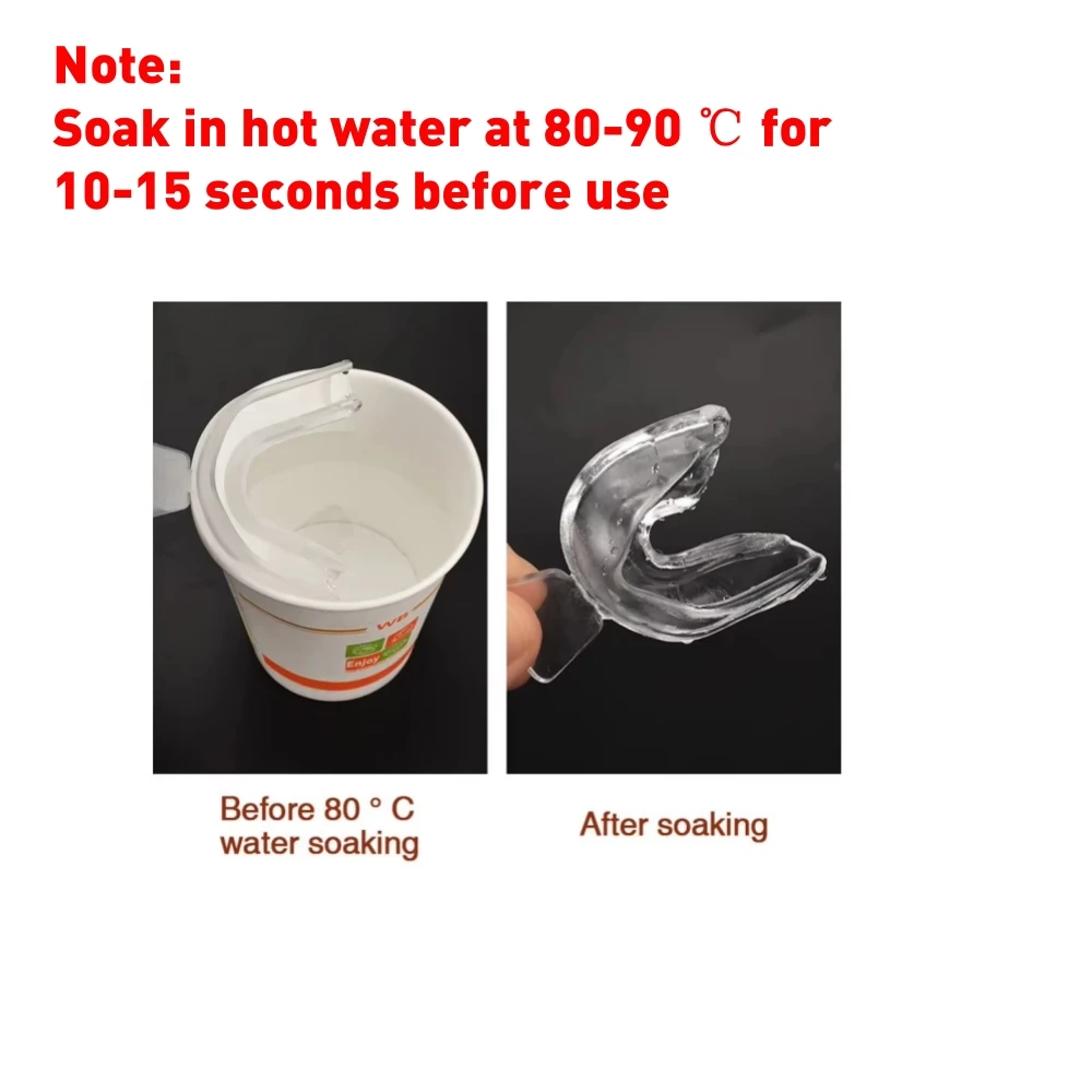 2-20 قطعة حامي الفم صينية الفم وقف الأسنان طحن صريف الأسنان تبييض الأسنان إيفا سيليكون الرياضة الملاكمة الأسنان حامي التجنيب