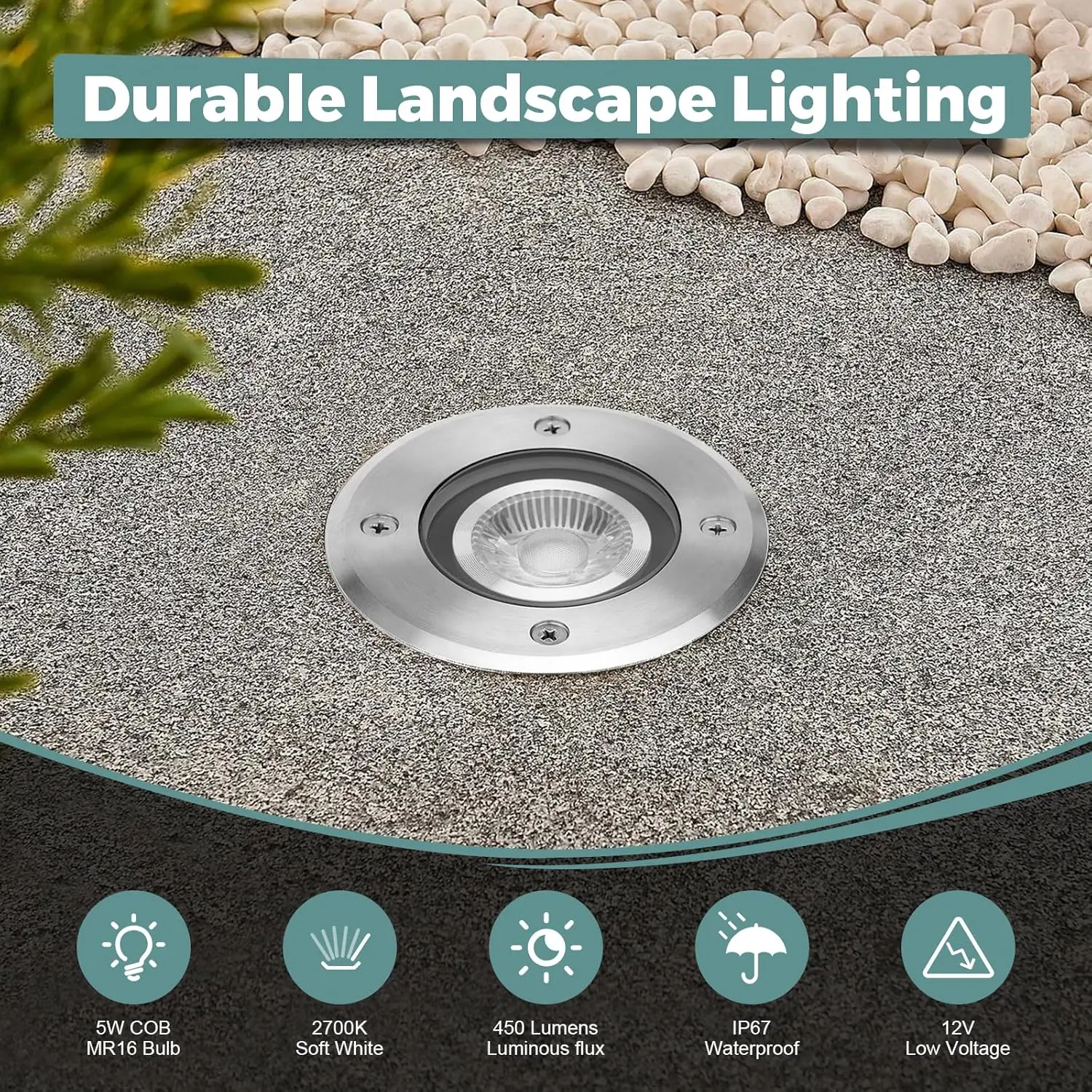 6er-Pack Niederspannungs-Lands – Outdoor Lighting Underground Wiring Bewertung und Preis