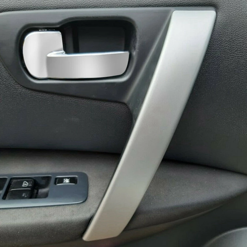 【¡¡Casa de precio! !】 1 par de manijas de puerta interior de coche, juego izquierdo y derecho, cubierta de manija de puerta Interior embellecedora para Nissan Qashqai J10 2007-2015 809