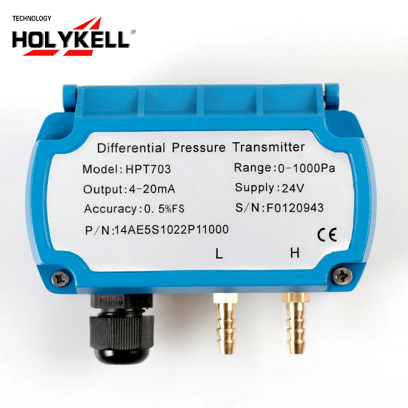 Holykell 0-5V 4-20ma micro differential pressure/air /transmitter