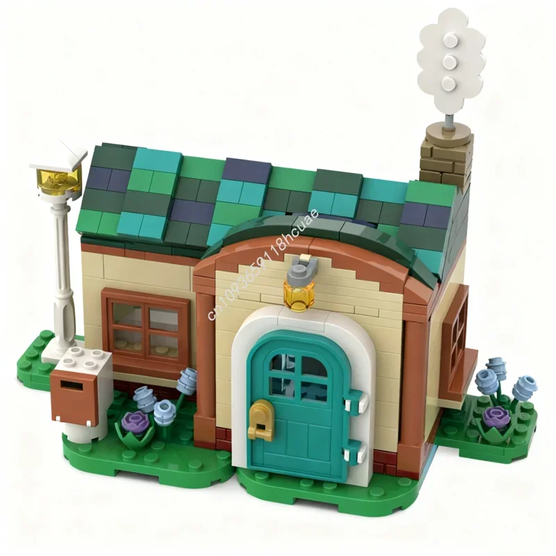 330 elementów MOC Lily S House Animal Crossinged Model Klocki do budowania Zabawka Architektura Prezent na Boże Narodzenie Zestaw do składania DIY Kreatywne klocki