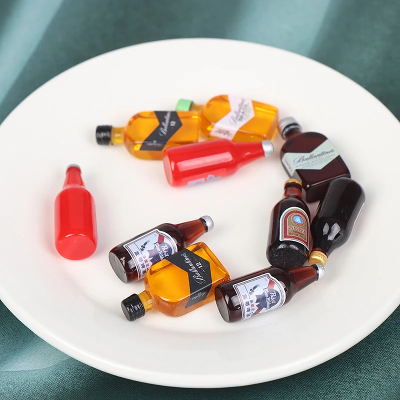 5Pcs 1/12 Dollhouse Miniature Drink Bottles Dolls House Food Accessories image 4