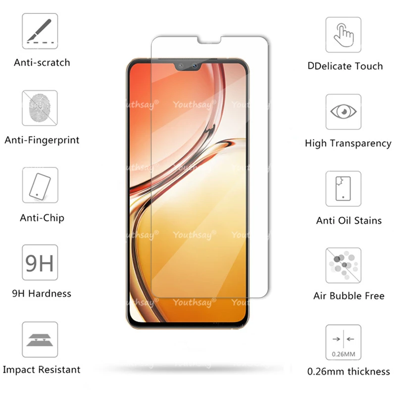 For VIVO V23 Glass Protector Film for VIVO V23 Tempered Glass Screen Lens Camera For VIVO V23 5G V21E V21 V20 Pro Glass