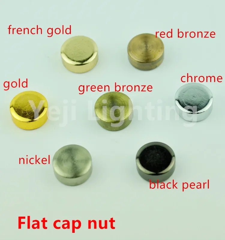 flat nut M10 inner tooth nut  Ad  Glass retaining nut  Decorative nut Lighting accessories DIY