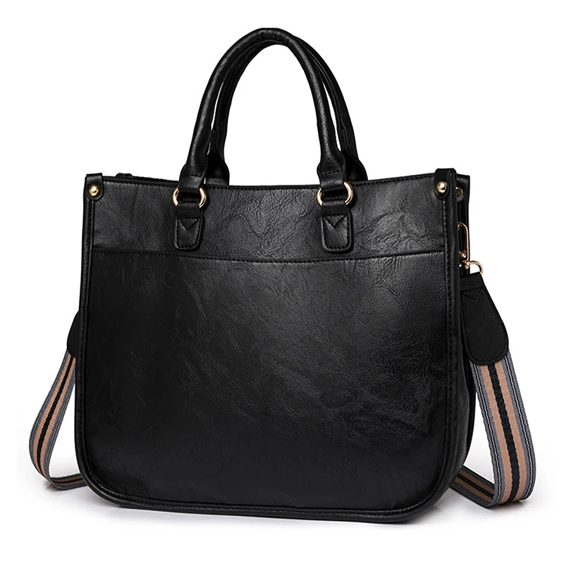 

Women Vintage Tote Bag Faux Leather Shoulder Purse Large Crossbody Bag for Travel, Beach, College