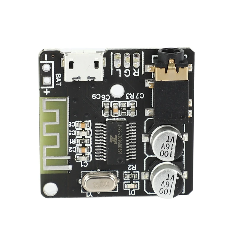 6Pcs VHM-314 V.20 Bluetooth Audio Receiver Board Bluetooth 5.0 Mp3 Lossless Decoder Board With Lithium Battery Charging