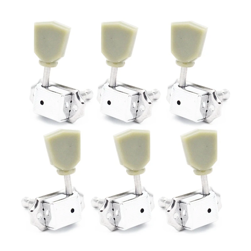 6Pcs Vintage Style Guitar Tuning Pegs Tuners 3L3R Compatible With Guitar Spare Parts Parts