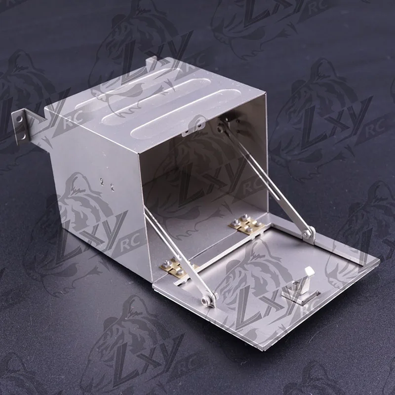 

1:14th Scale 1pcs Metal Simulation Toolbox Decoration Upgrade Accessories for Tamiya RC Truck VOLVO FH16 56360