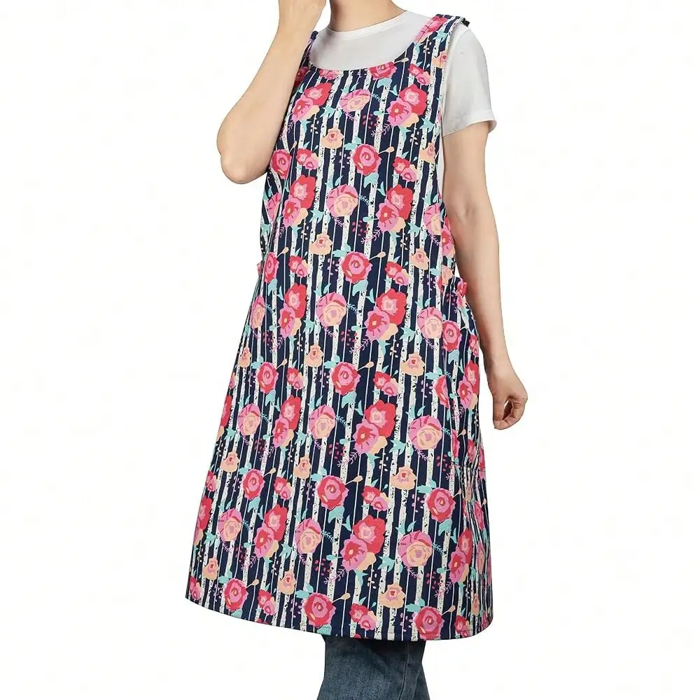 

Aprons For Women With Pockets,CooFKing Aprons For Women,Vintage Apron For Bakers Gardening, Mother's Day Gifts