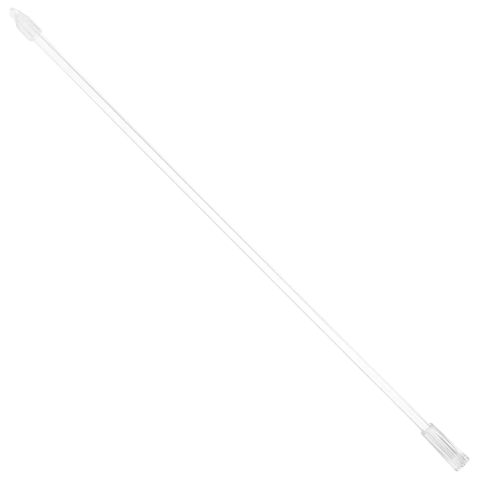 

Curtain Rod Accessories 17 Inch Transparent Blind Wand Sturdy Hook Replacement Parts Long Pull Rod For Window Blinds Vertical