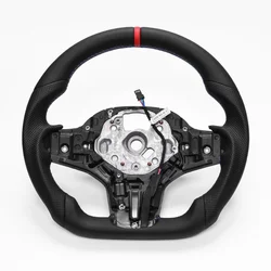 Leather Steering Wheel For BMW G30 G31 G38 G32 G11 G12 G14 G15 G16 G29 G01 G02 G05 G06 G07 F90 F91 F92 F3 M5,M8 Car Accessories