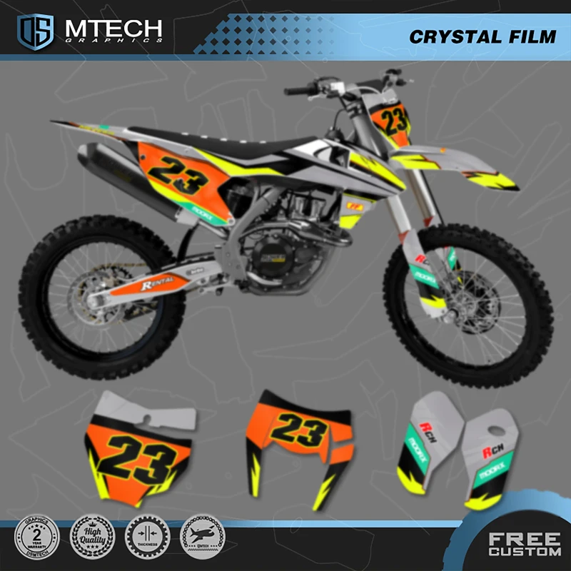 DSMTECH Graphics Decals Stickers Kit For KTM 125 250 350 450 500 SX SXF XC XCF 2016 2017 2018 EXC EXCF XCW 2017 2018 2019 006