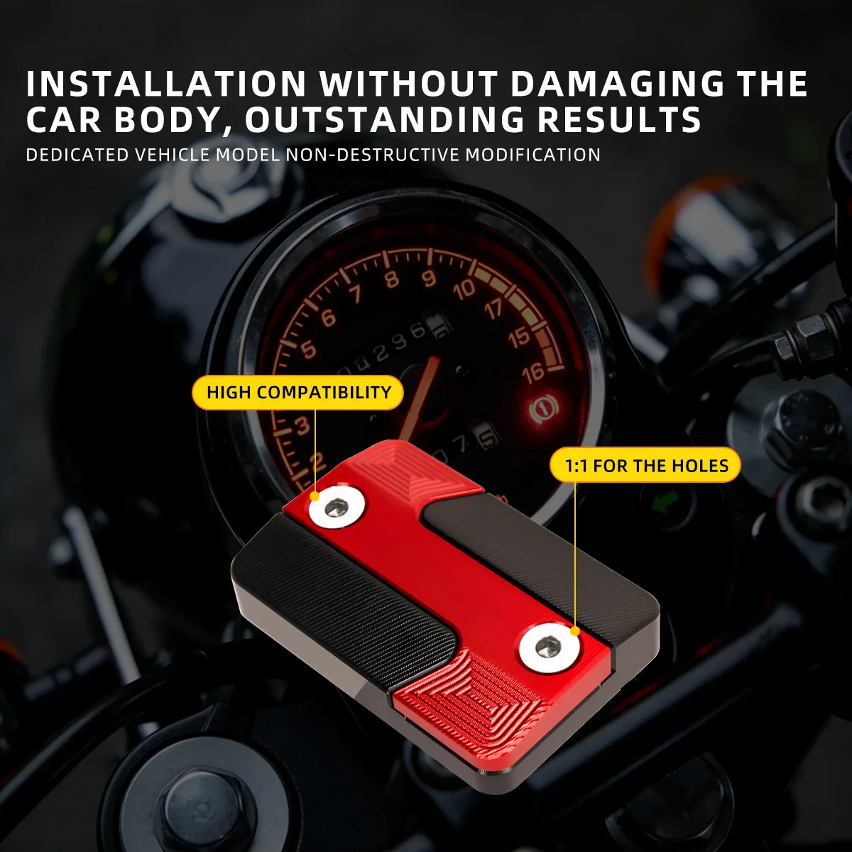 دراجة نارية CNC الألومنيوم الفرامل أسطوانة رئيسية خزان غطاء مناسبة ل PCX/Forza/MT/Force/SYM MMBCU/Husky/UHR150 تعديل جزء