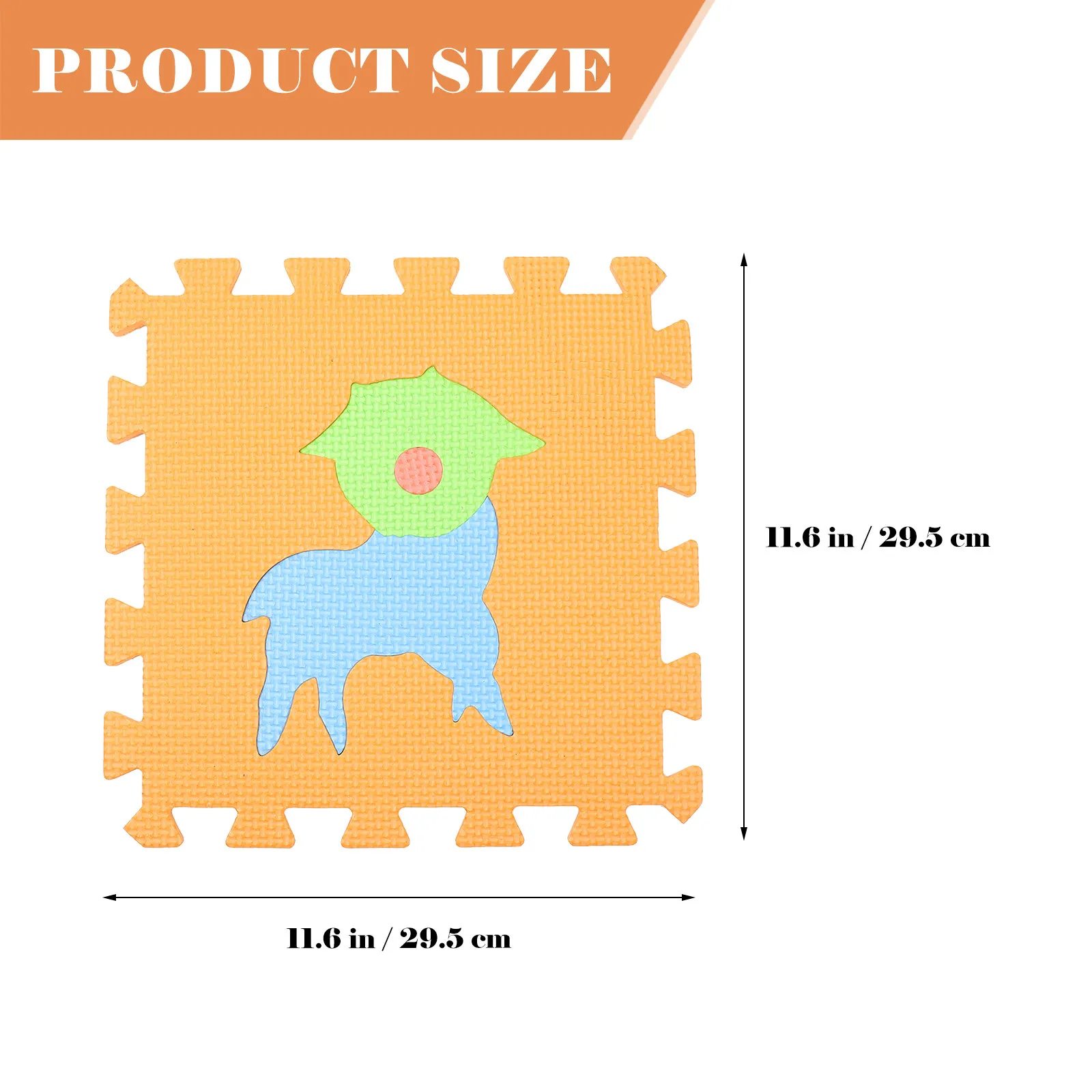1 set 1 Set Of Anti-Fall Foam Floor Mat Interlocking Baby Play Mat For Home Office School Use Breathable Non-Slip Baby Floor Pad