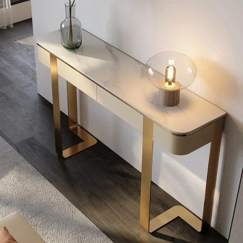 

Italian-Style Light Luxury Console Tables Modern Minimalist Living Room Entrance Entrance Counter, Front Door, Ais