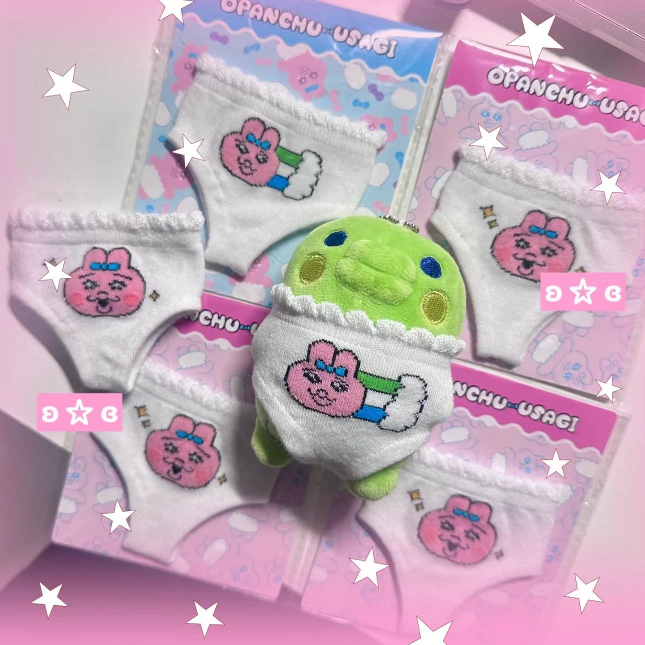 

Горячее нижнее белье, креативные штаны с кроликом, штаны с кроликом, одежда для куклы, милые аксессуары, штаны, комплект чашек с носком, универсальный ограниченный выпуск