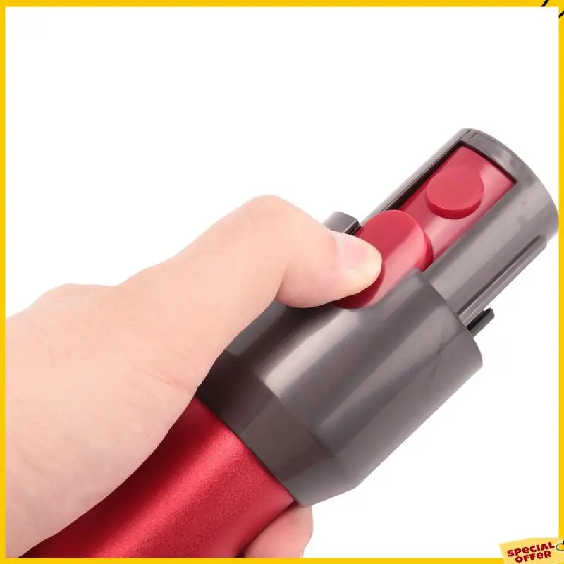 A24P 2X أنبوب عصا تمديد سريع الإصدار لدايسون V7 V8 V10 V11 قطع غيار المكنسة الكهربائية المحمولة باللون الأحمر