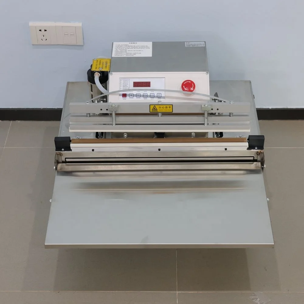 Gold Seller 500 External Vacuum Packaging Machine - 1000W Copper Dual Transformer One-Touch Control Emergency Stop Protection