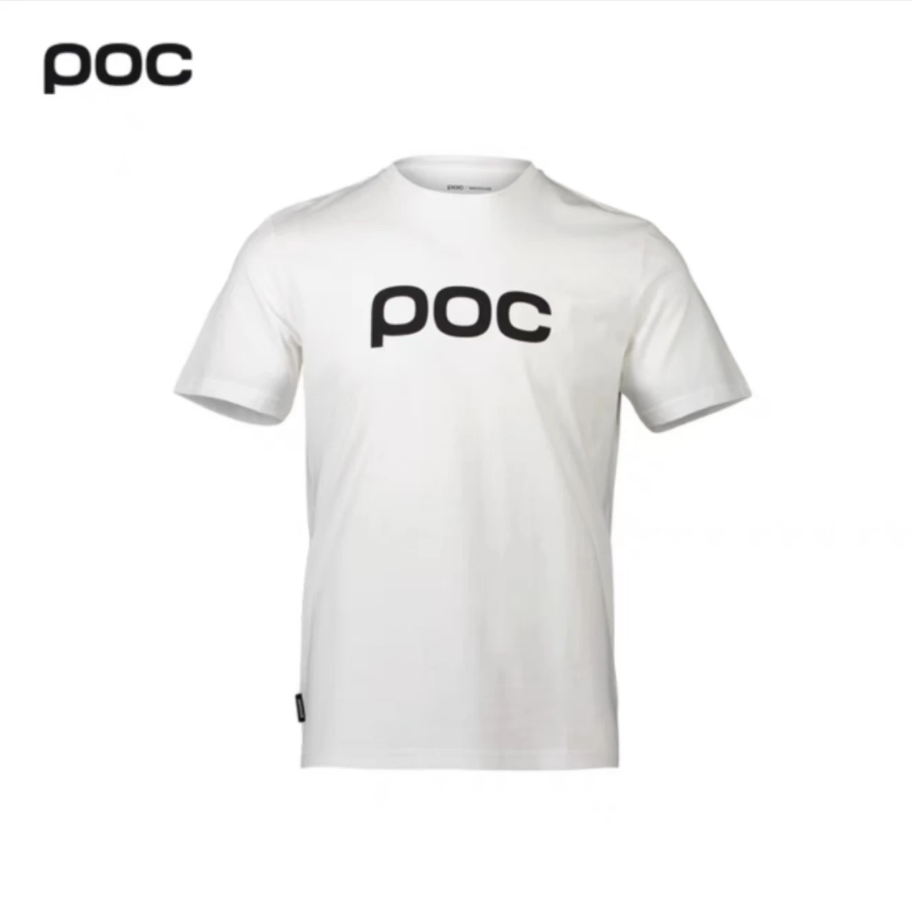 

poc24 new cycling T-shirt cotton printed log comfortable loose men's and women's short sleeve tops