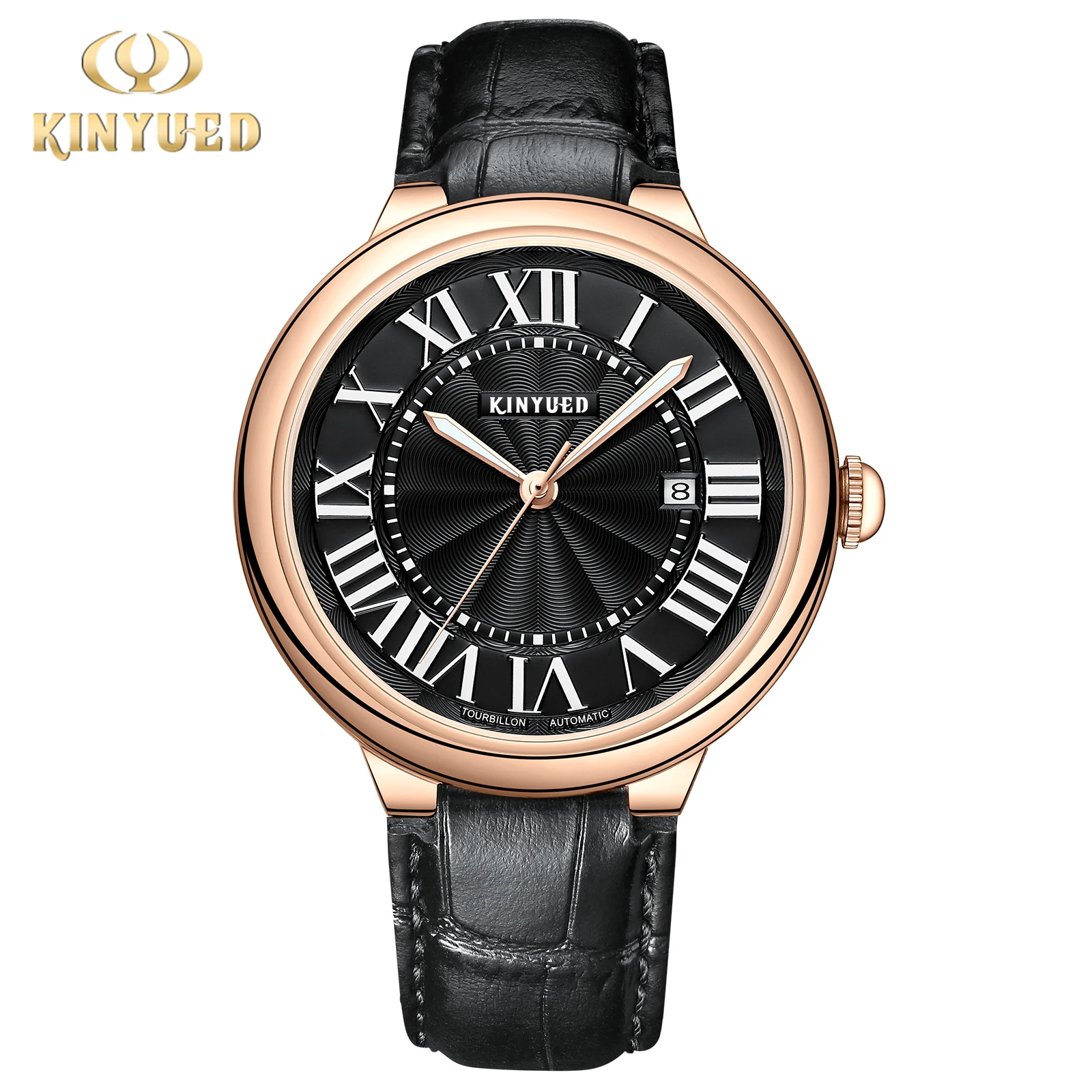 

KNORVS Fully Automatic Mechanical Watch Carving Craft Starry Sky Mechanical Watch Tourbillon Business Men's Watch J084-2