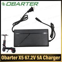 Original Obarter 67.2V 5A Charger 3-Pin Suit For Obarter X5 60V 5A Charger Electric Scooter For X5 67.2V 5A Charger Parts