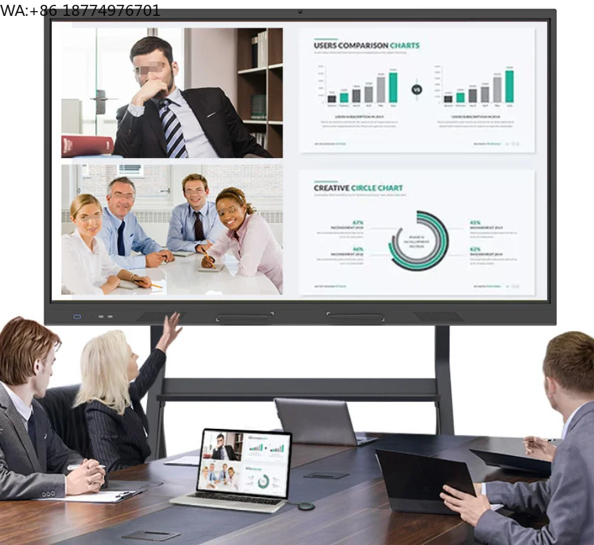 75inch Infrared Finger Touch Smart Board All in One Education Equipment Interactive Whiteboard for School/Education