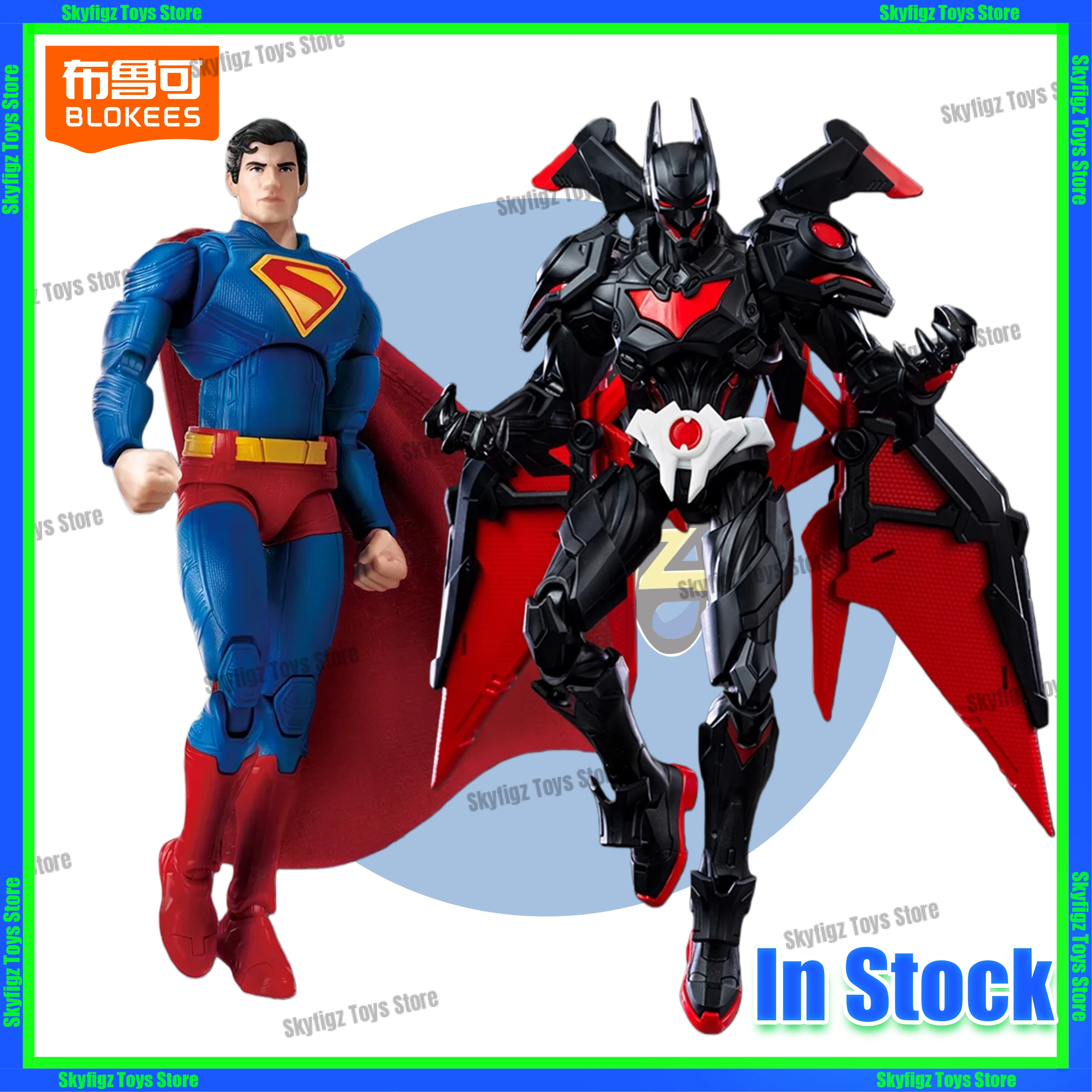En Stock BLOKEES édition transcendente super-héros Batman Future Superman véritable assemblage modèle jouet figurine Collection cadeau