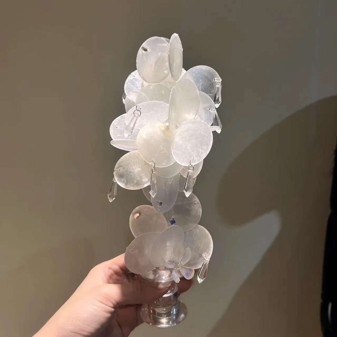 [Shell candle holder] Ornament table candle light photo prop French romantic handmade candle ins wind base