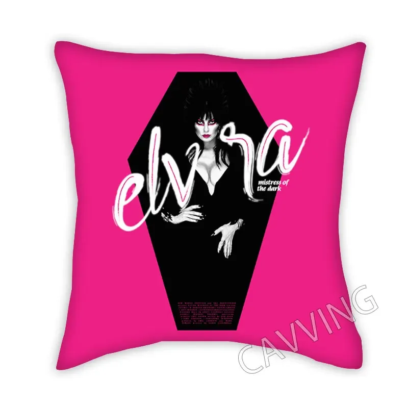 E-Elvira Mistress  3D Printed Polyester Decorative Pillowcases Throw Pillow Cover Square Zipper Cases Fans Gifts Home Decor  P02