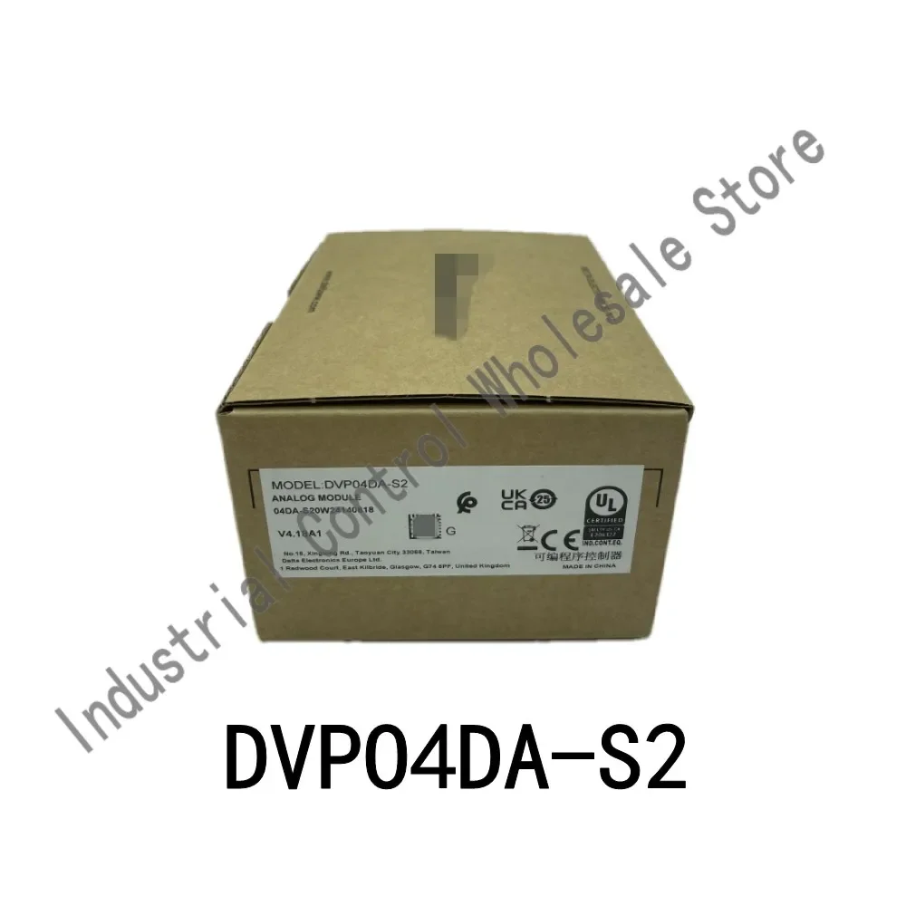 Original Brand New For Delta PLC Module DVP04DA-S2/PLC Input & Output Modules/Mainland China/DVP04DA-S2