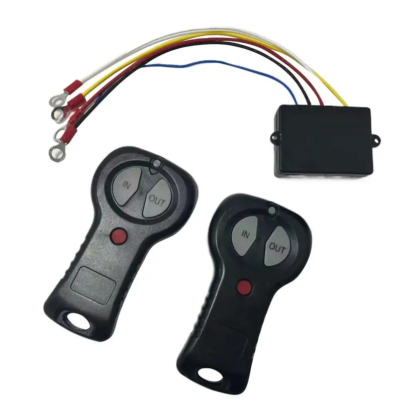 Wireless Winch Remote Set Wire Control Winch With Transmitter Kit Wireless Winches Recovery Kit Handset Controller 2 Remote