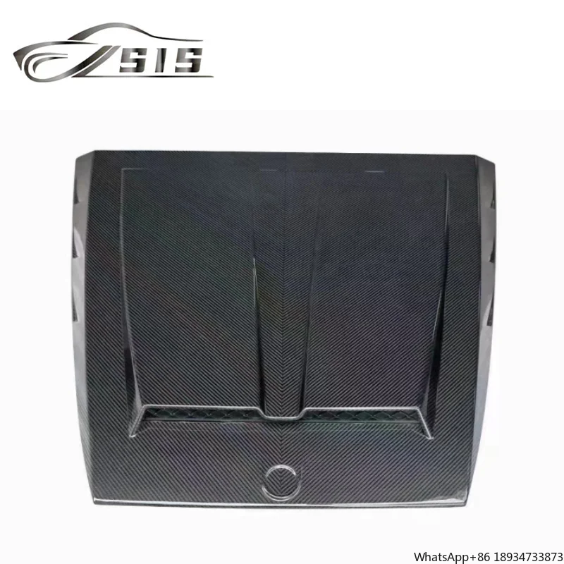 High Quality Dry Carbon Fiber Material W464 W463A Hood For G Class W464 G63 G500 G350D Car Body Kit Bonnet