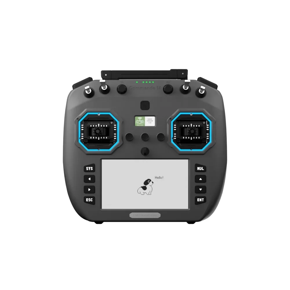 VoltSiFlight Commando 14 GemX FPV Remote Controller - Dual-Band 1W Digital Hall Sensor RC Transmitter