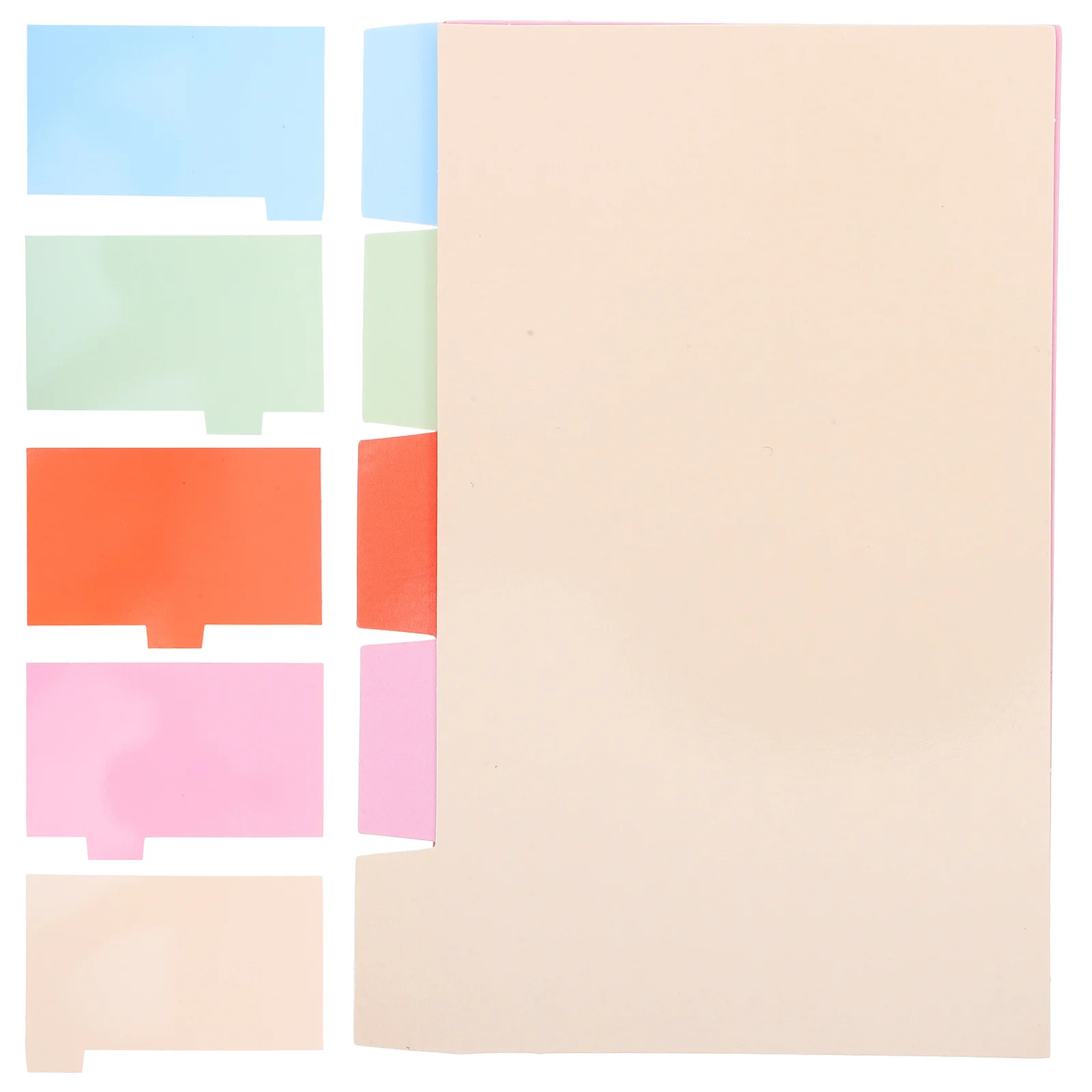 

3 шт., закладки для индексных карточек, бумажные разделители, вкладки для ноутбука, руководство для хранения отчетов, карты, разделители для карточек, блокнот