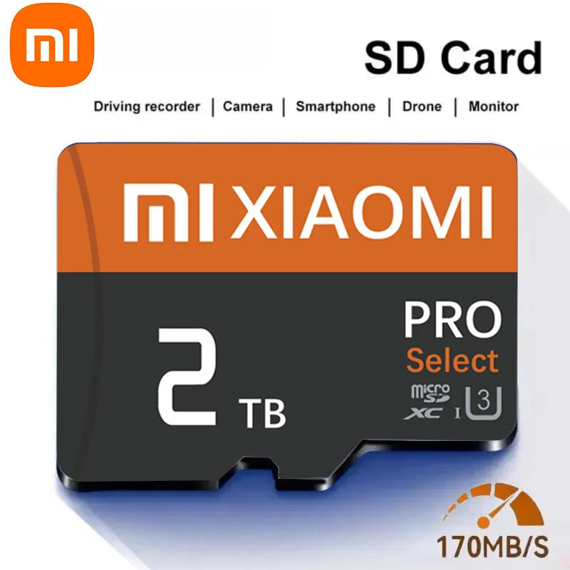 Xiaomi Geheugen Sd Kaart 128Gb 256Gb 512Gb Hoge Snelheid Class10 Sd/Tf Flash Kaart Voor Smartphone Tafel Pc Camera Flash Mini Sd Kaart