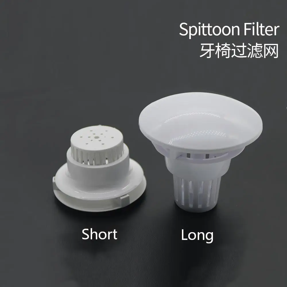 

Dental Chair Spare Parts Disposable Spittoon Filter Cover Screen Mesh Long Short Lifting Style for Dental Clinic Material