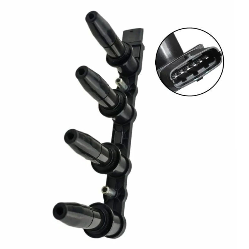 

Ignition coils with part numbers 1208021, 10458316, 1104082, and UF606, suitable for Buick Regal, Opel Zafira, and Astra.