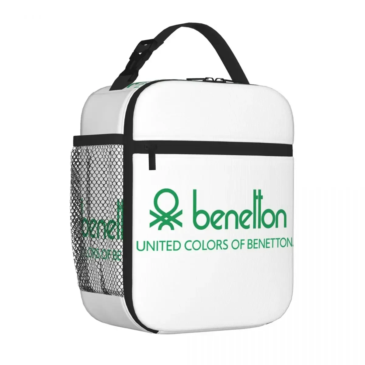 United Colors Of Benetton Lunch Bags Insulated Lunch Tote Portable Thermal Bag Resuable Picnic Bags for Woman Work Kids School